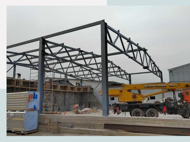 Строительство цехов в Петрозаводске