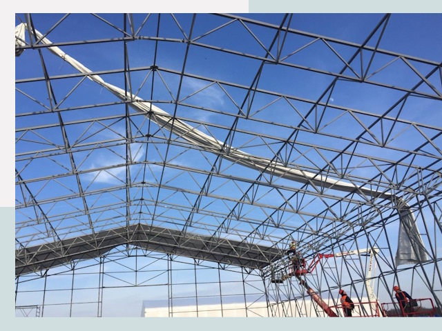 Шатровые ангары от 609 руб. в Петрозаводске и Карелии