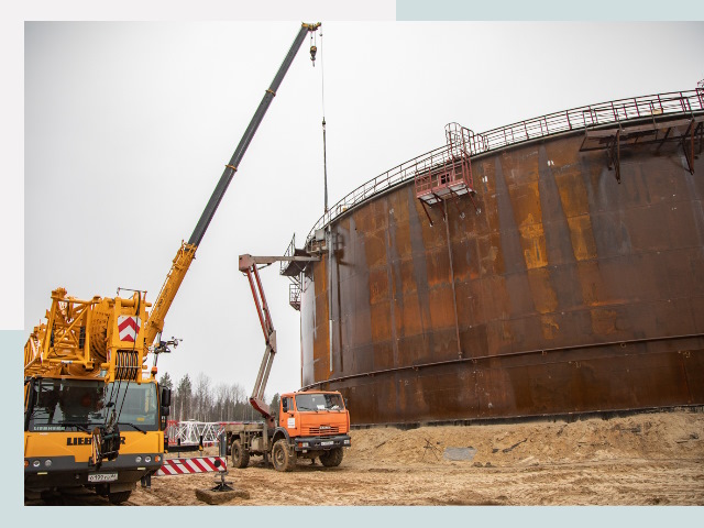 Монтаж резервуаров в Петрозаводске от 609 руб. за м³