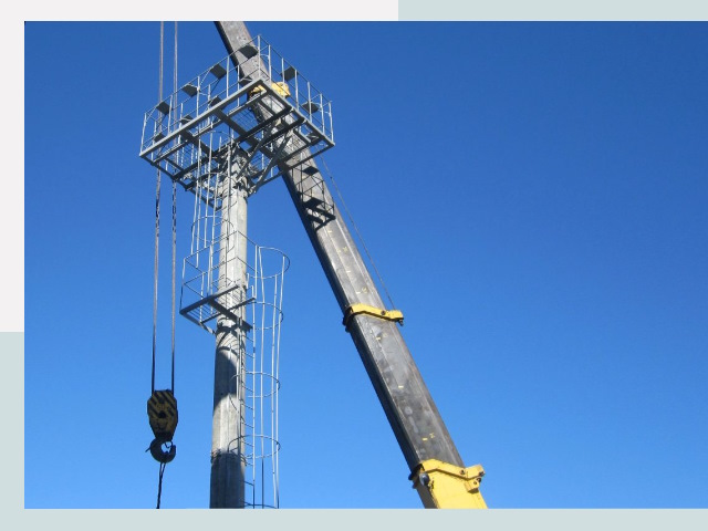 Монтаж осветительных мачт в Петрозаводск от 609 руб.