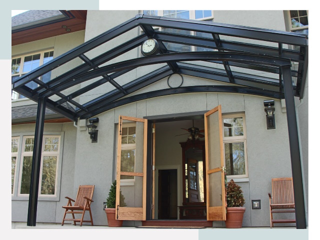 Козырьки металлические в Петрозаводске