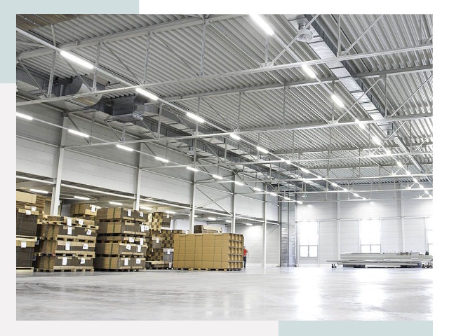 Освещение ангаров в Петрозаводске