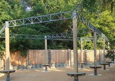 Терраса из металлоконструкций под ключ, проектирование, изготовление и монтаж от СтальСтрой-Птр